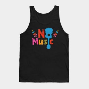 No Music Tank Top